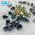 Thin pointed imitation table glass crystal on the d-shaped ear claw drop hand sewing bottom threading claw drilling 