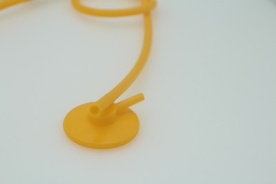 Mk01-103 yellow plastic single-head stethoscope medical diagnostic instrument medical instrument