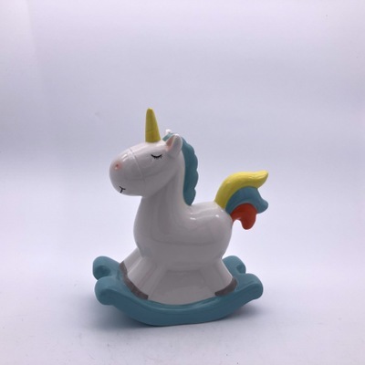 Manufacturers direct ceramic unicorn money can three color unicorn horse money can wholesale unicorn money can