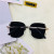 Korean version of large frame thin sunglasses female new fashion sunglasses star with one