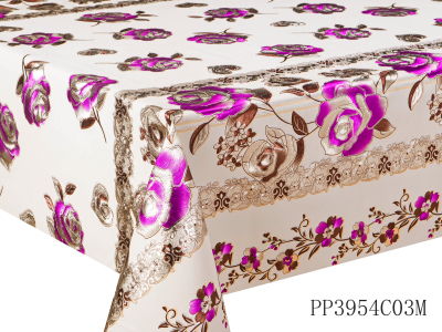 The PVC tablecloth is waterproof, oil proof, hot and washable