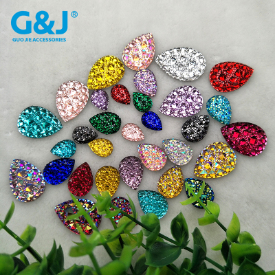 Resin stars B color pineapple face round mobile phone nail beauty DIY