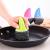 Shark handle steel wire ball cleaning ball kitchen brush with handle non-stick oil decontaminant dishwashing brush