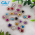 11.8mm colored glass water drill point aluminum rose hand-sewn button manually takes up the diamond dress accessories