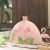 Country pink flamingos hand-painted bat jar ceramic vase home accessories furnishings ceramic flower arrangement