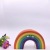 Ceramic crafts rainbow piggy bank home furnishings creative gifts 3D rainbow piggy bank export