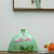 Craft light green flamingo ceramic bat pot trumpet decoration household ornaments decoration gifts