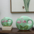 New home crafts/greenish flamingo florets/ceramic furnishings porch trumpet