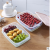 Plastic crisper box kitchen fruit food box refrigerator with lid transparent food storage box 3