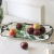 Modern and simple pastel leaf anchovies ceramic tray retro decoration received