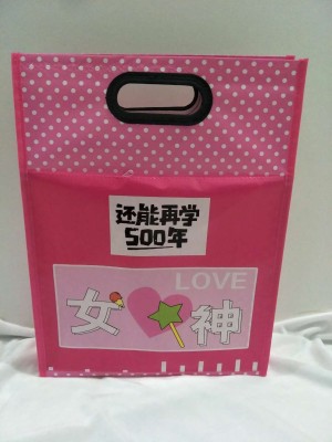 Youshengmei single zipper hole-cutting bag
