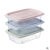 Plastic crisper box kitchen fruit food box refrigerator with lid transparent food storage box 3