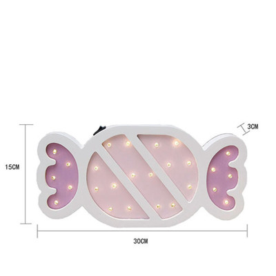 Nordic ins candy children's modeling LED small night light room wall lamp