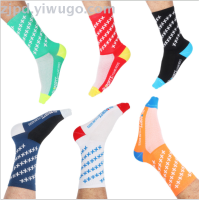 New bike riding socks in tube sport running wear-resistant breathable outdoor hiking socks cross border hot style