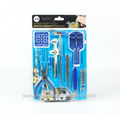 16pc watch repair tool kit