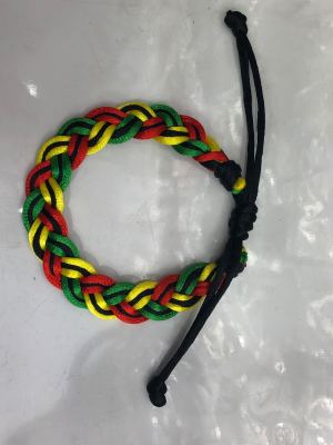 Braided Bracelet, Flag Colors Bracelet