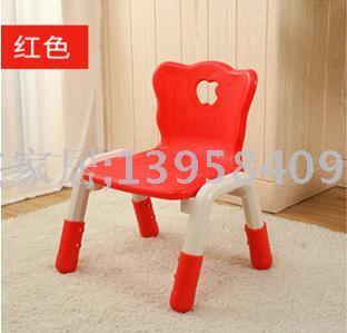Kindergarten table and chair for children plastic lifting thickening and widening chair anti - slip who backrest who for children