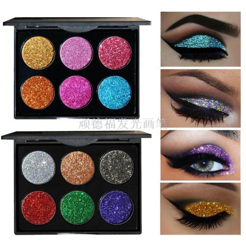 Beauty for Eye Facial Makeup Eye Shadow Plate Glitter Powder Meets FDA and Banned Pigment Requirements