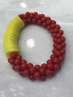 Beads Flag Colors Bracelet, Handmade Bracelet