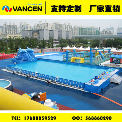 Manufacturer customized PVC support inflatable pool support swimming pool equipment children's toy frame pool