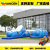 Custom export PVC naughty fort children's paradise inflatable barrier passage outdoor playground equipment toys