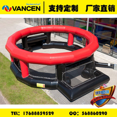 Round inflatable football field fitness stadium inflatable volleyball basketball beach ball sports ground entertainment 