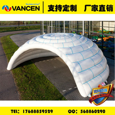Outdoor recreation camping inflatable tent half-ball inflatable advertising tent air mold custom export dome tent
