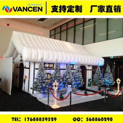 Custom export new outdoor PVC large inflatable tent house white inflatable house dome tent