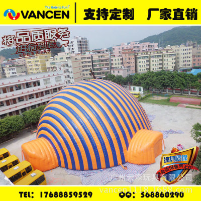 Custom export PVC round inflatable tent outdoor wedding banquet tent wholesale inflatable tent