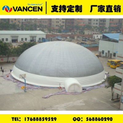 PVC large wedding exhibition party performance heat preservation and cold proof inflatable tent custom export dome tent
