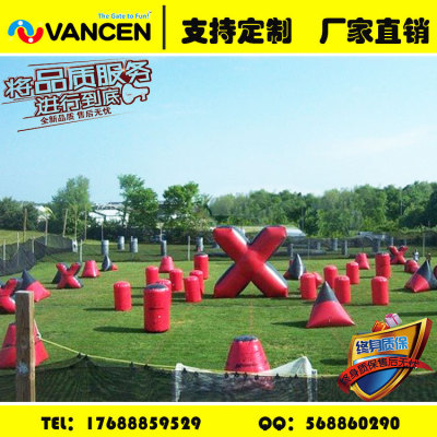Manufacturers custom outdoor lawn PVC inflatable shelter cs shooting obstacle real person cs inflatable shelter military 