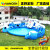 Customized inflatable ice and snow world water park animation water world inflatable slide pool combination playground 