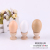 Wooden eggs fitness handball simulation eggs children puzzle toys creative painting graffiti trick wholesale