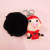Cute hairball McDull piglet year of the pig key ring doll bag ornaments hanging key accessories