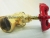 Brass stop valve