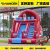 2019 hot inflatable castle square inflatable slide indoor children's playground inflatable slide