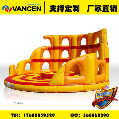 Fun Sports Props Inflatable Arena Entrance Climbing Materials Expansion Props Cableway Game