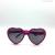 New heart-shaped ladies sunglasses lovely heart-shaped sunglasses European and American fashion heart glasses