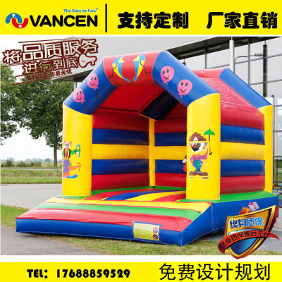Supply indoor children's small inflatable naughty castle exquisite small children's paradise inflatable trampoline 