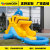 Manufacturer customizes PVC inflatable slide for children