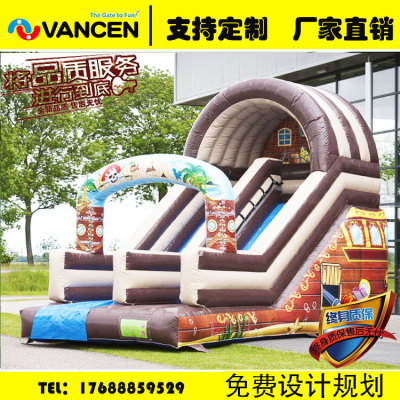 Customized large inflatable castle playground equipment inflatable children's trampoline inflatable slide