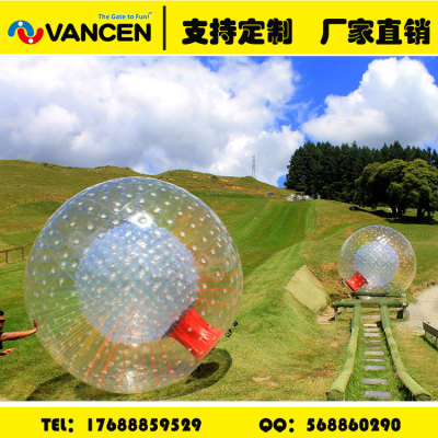 Custom export PVC inflatable Snow Grass Collision Ball Fun Sports Zorb Ball