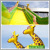 Manufacturers custom outdoor PVC inflatable giraffe slide toys children's inflatable castle naughty castle equipment