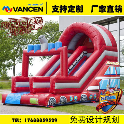 2019 hot inflatable castle square inflatable slide indoor children's playground inflatable slide