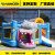 Factory direct children's amusement equipment inflatable shark slide inflatable castle trampoline parent-child 