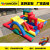 PVC lawn outdoor inflatable big slide children's amusement equipment trampoline inflatable castle toys customized