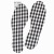 White Latex Classic Black and White Square Plaid Cotton Breathable Insole Spring and Summer Sweat-Absorbent Comfortable Insole
