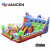 Customized Large Square Crocodile Theme Children's Inflatable Castle Slide Trampoline Paradise Bouncy Castl