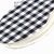 White latex classic black and white plaid cotton breathable insole for spring and summer comfort