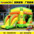 We specialize in the production of inflatable toy trampoline inflatable castle children's castle inflatable slide fun 